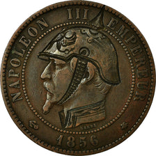 Moneta, Francia, Napoleon III, Napoléon III, 10 Centimes, 1856, Strasbourg