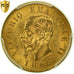 Coin, Italy, Vittorio Emanuele II, 10 Lire, 1863, Torino, PCGS, MS64, Gold