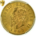 Moeda, Itália, Vittorio Emanuele II, 10 Lire, 1863, Torino, PCGS, MS64