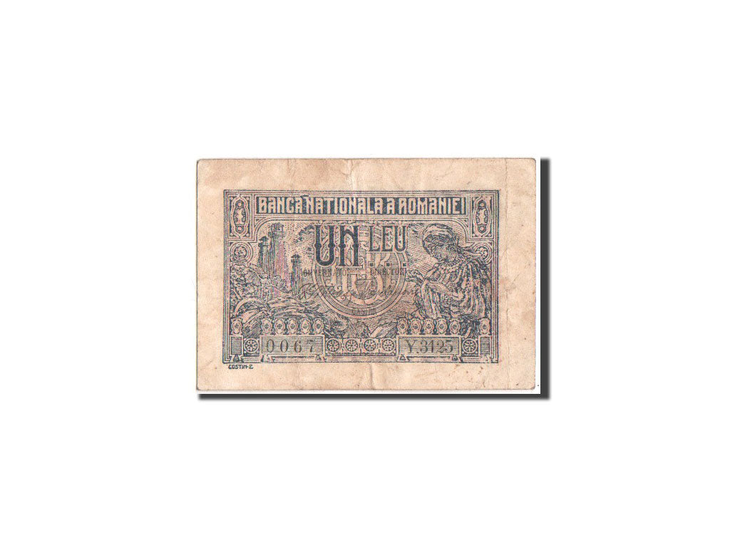 Roumanie, 1 Leu, 13.3.1915, KM:17