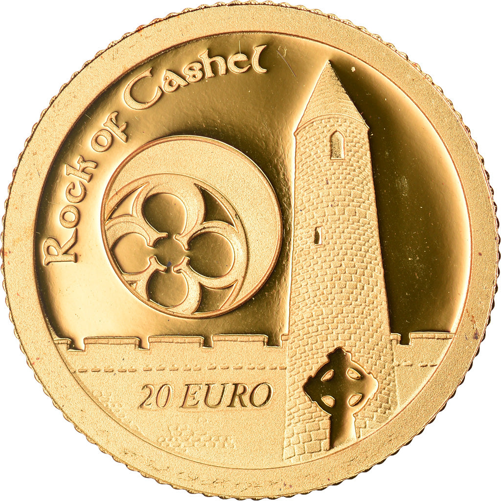 IRELAND REPUBLIC, 20 Euro, The Rock of Cashel, 2013, MS(65-70), Gold