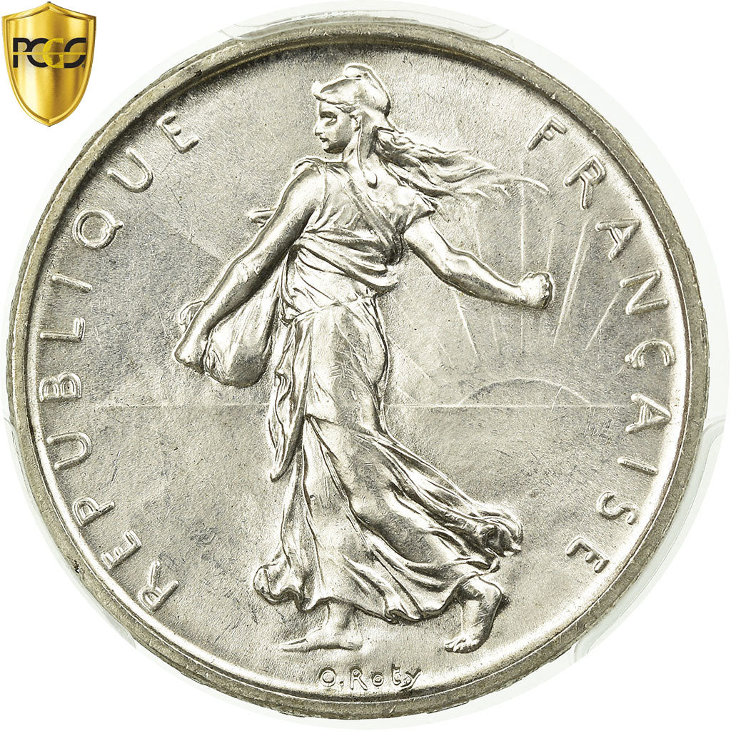 Coin, France, Semeuse, 5 Francs, 1960, Paris, PCGS, MS64, Silver, KM:926