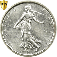 Coin, France, Semeuse, 5 Francs, 1961, Paris, PCGS, MS66, Silver, KM:926