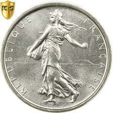 Coin, France, Semeuse, 5 Francs, 1962, Paris, PCGS, MS66, Silver, KM:926