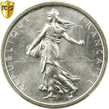 Coin, France, Semeuse, 5 Francs, 1962, Paris, PCGS, MS66, Silver, KM:926
