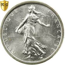 Coin, France, Semeuse, 5 Francs, 1962, Paris, PCGS, MS66, Silver, KM:926