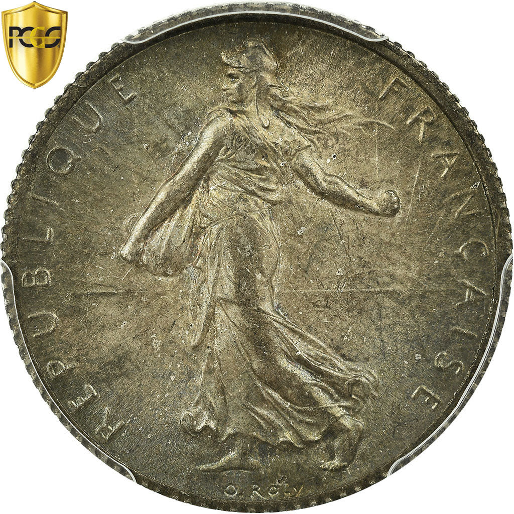 Münze, Frankreich, Semeuse, Franc, 1920, Paris, PCGS, MS65, Silber, KM:844.1