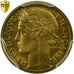 Coin, France, Morlon, 50 Centimes, 1939, Paris, PCGS, MS66, Aluminum-Bronze