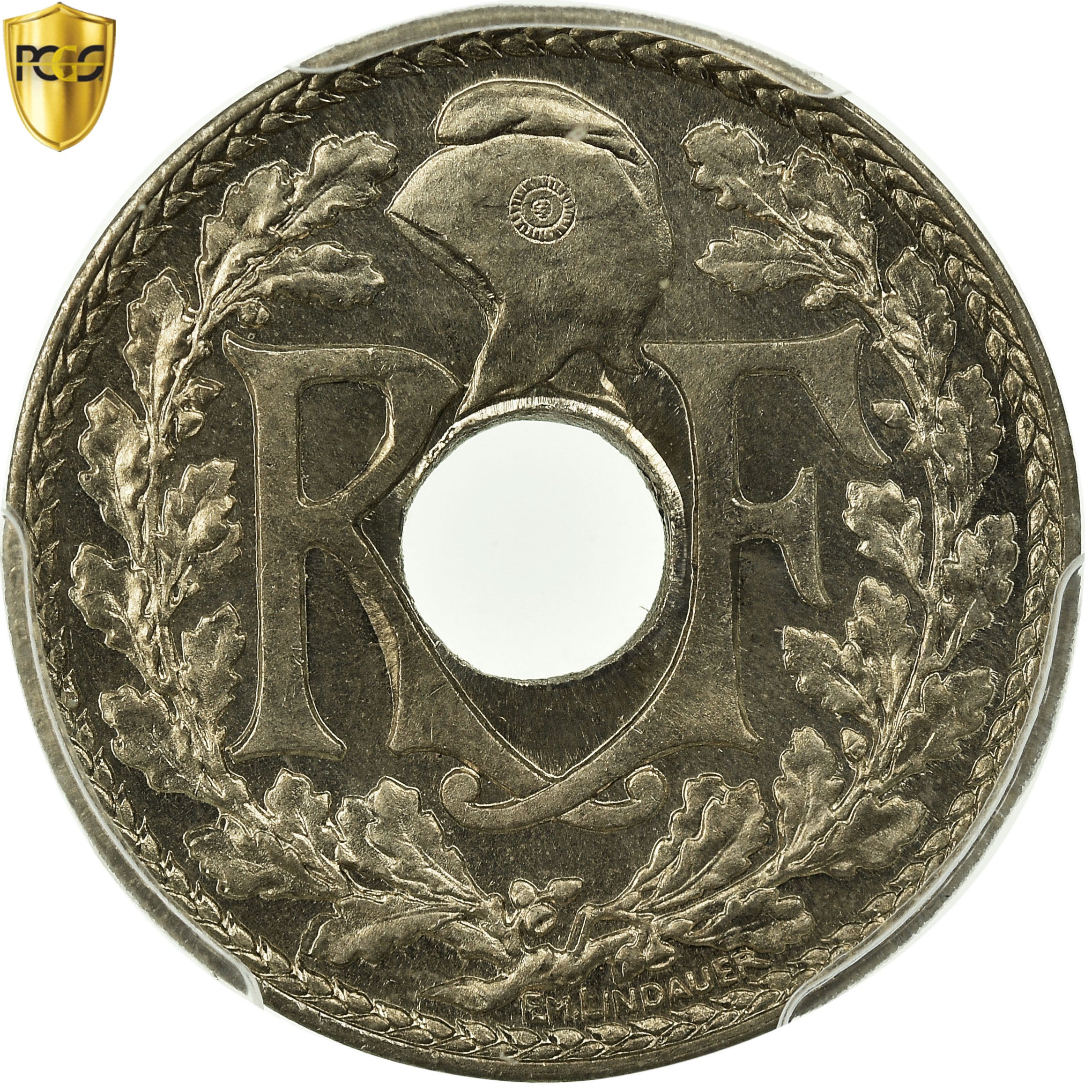 Coin, France, Lindauer, 10 Centimes, 1937, Paris, PCGS, MS66, Copper-nickel