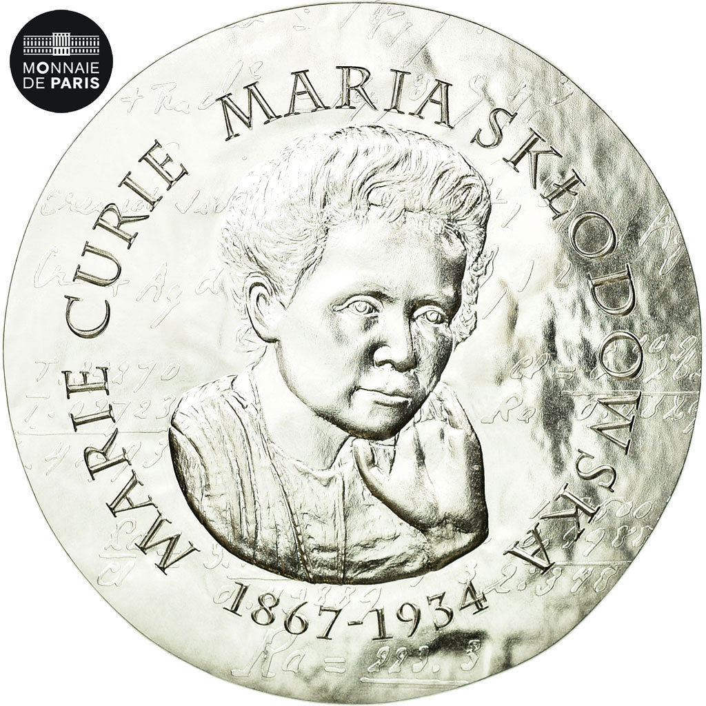 France, Monnaie de Paris, 10 Euro, Marie Curie, 2019, Argent