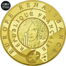 France, Monnaie de Paris, 50 Euro, Europa - Léonard de Vinci, 2019, Or