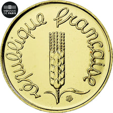 Coin, France, Épi, Centime, 2000, Paris, MS(65-70), Gold, KM:928a, Gadoury:91a