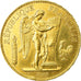 Moeda, França, Génie, 100 Francs, 1878, Paris, AU(50-53), Dourado, KM:832