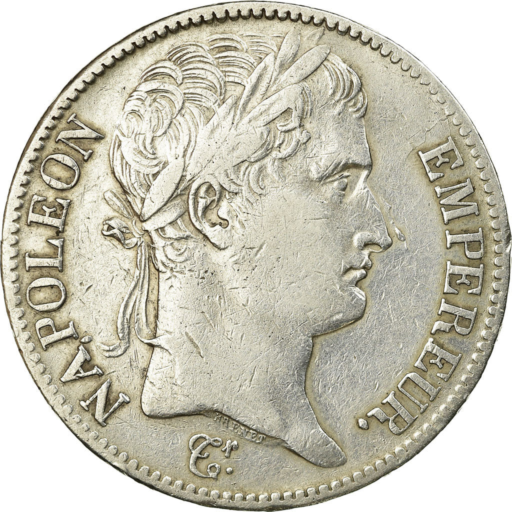 Moeda, França, Napoléon I, 5 Francs, 1811, Bayonne, EF(40-45), Prata
