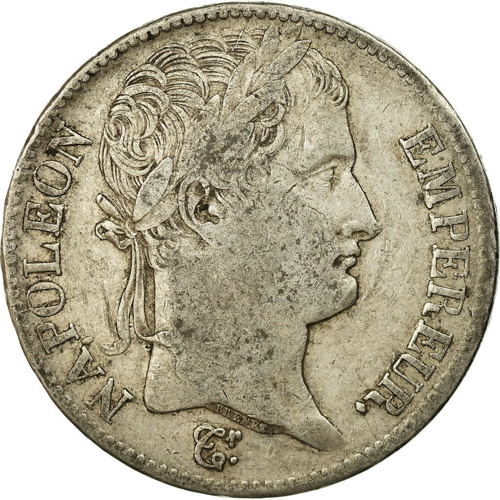 Moeda, França, Napoléon I, 5 Francs, 1813, Toulouse, VF(30-35), Prata