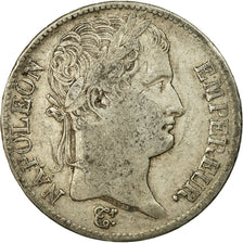 Moeda, França, Napoléon I, 5 Francs, 1813, Toulouse, VF(30-35), Prata