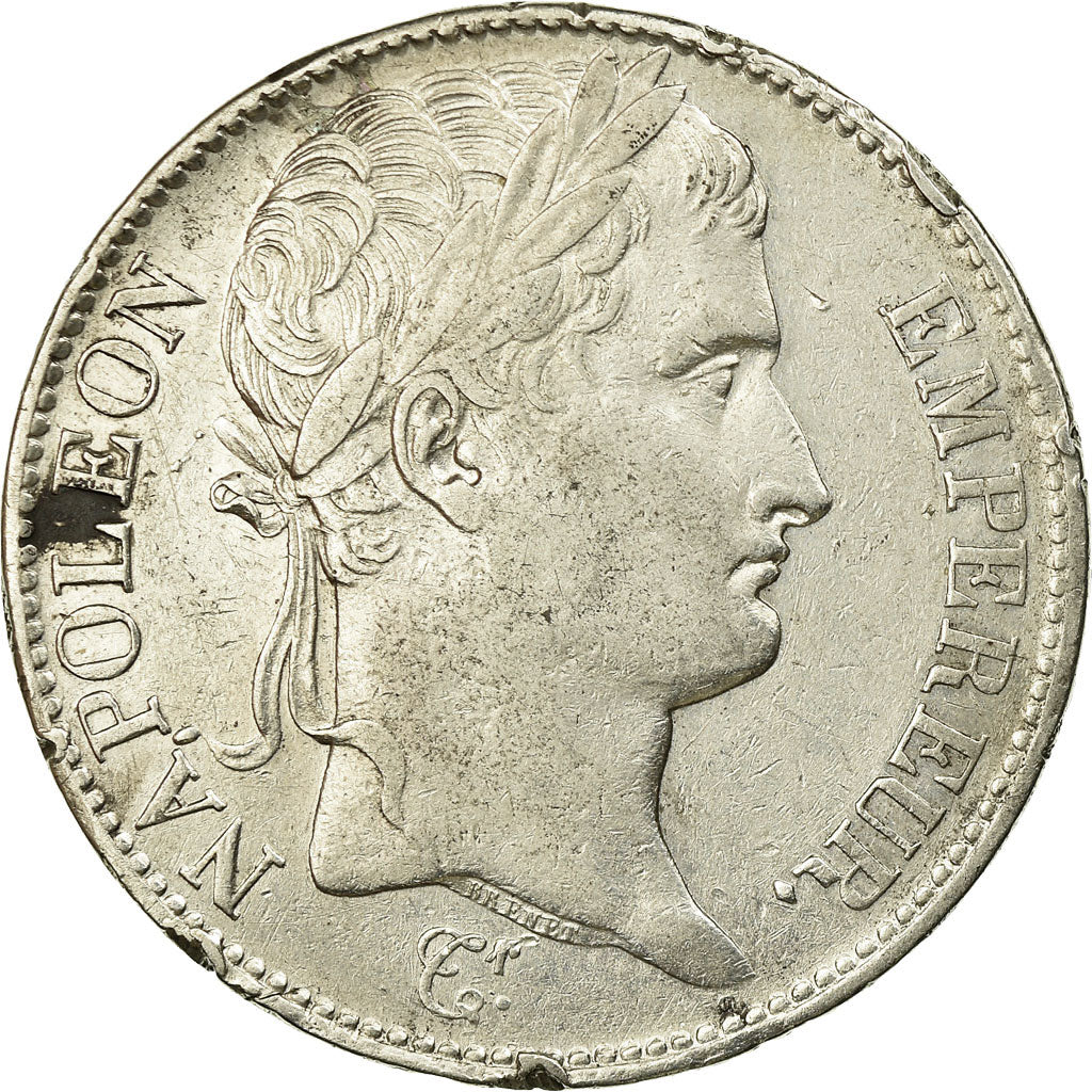 Coin, France, Napoléon I, 5 Francs, 1808, Paris, EF(40-45), Silver, KM:686.1