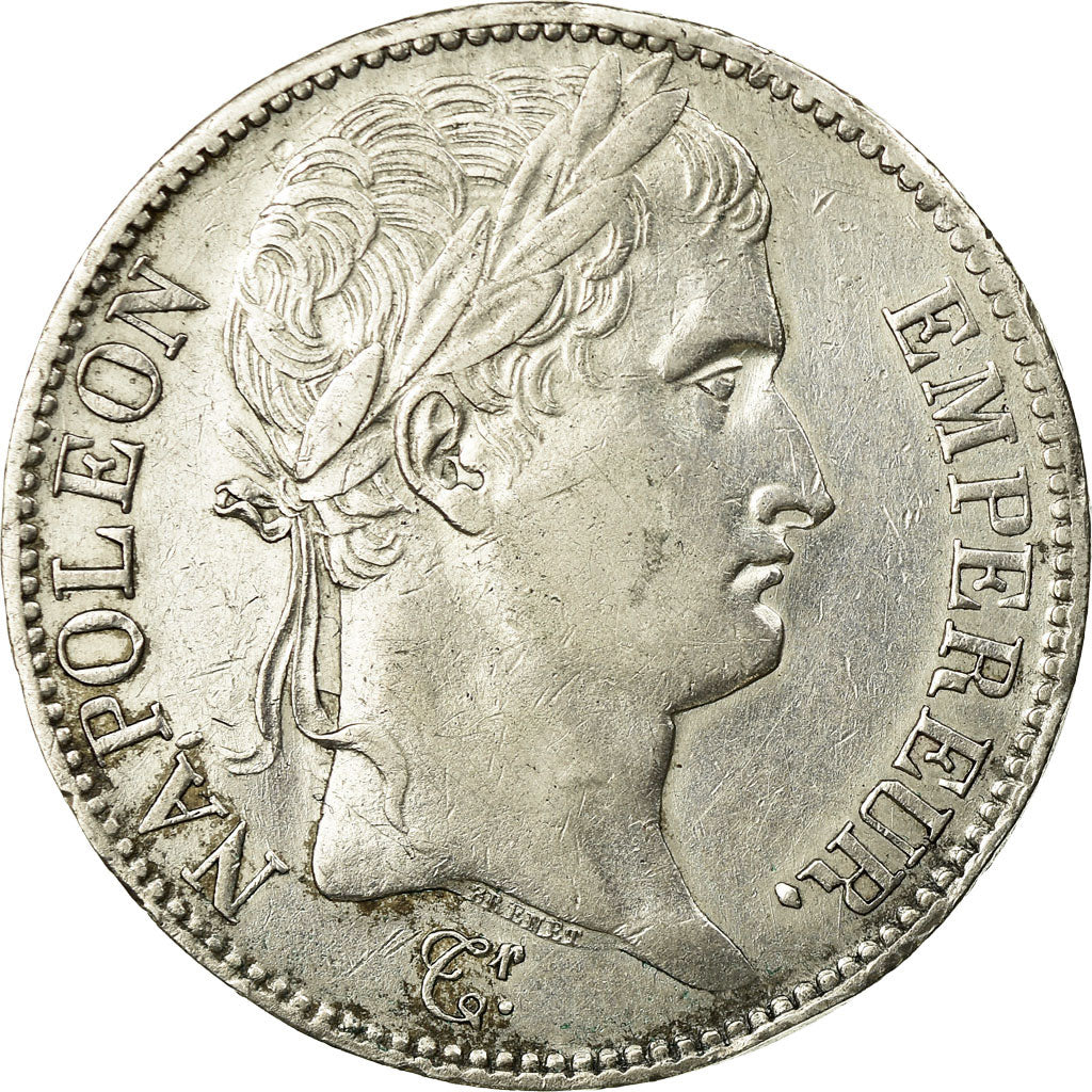 Coin, France, Napoléon I, 5 Francs, 1809, Rouen, EF(40-45), Silver, KM:694.2