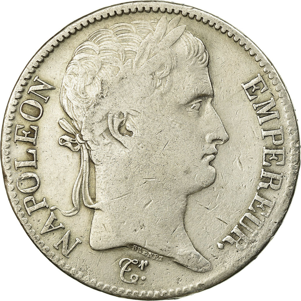 Moneta, Francia, Napoléon I, 5 Francs, 1812, Bayonne, MB, Argento, KM:694.9