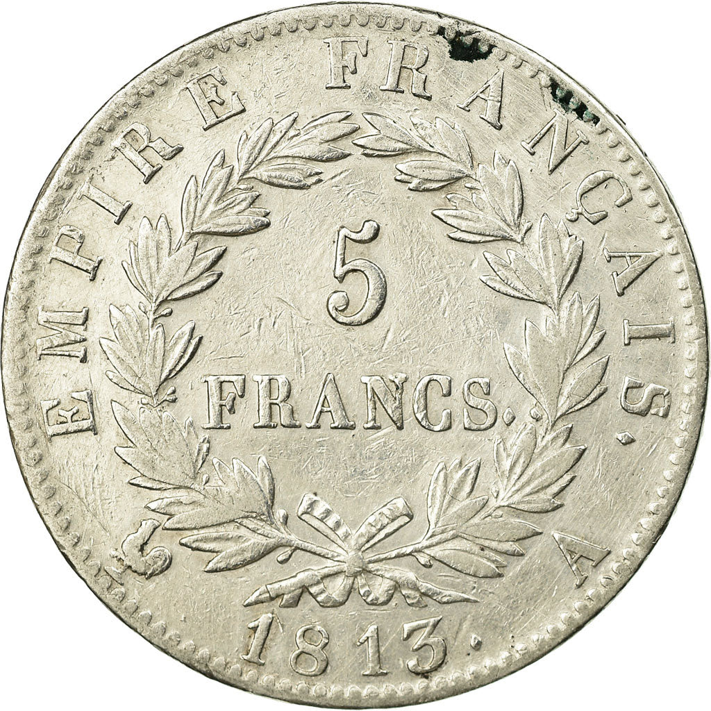 Coin, France, Napoléon I, 5 Francs, 1813, Paris, EF(40-45), Silver, KM:694.1