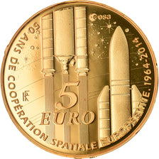 France, 5 Euro, Europa, 2014, Paris, MS(65-70), Gold