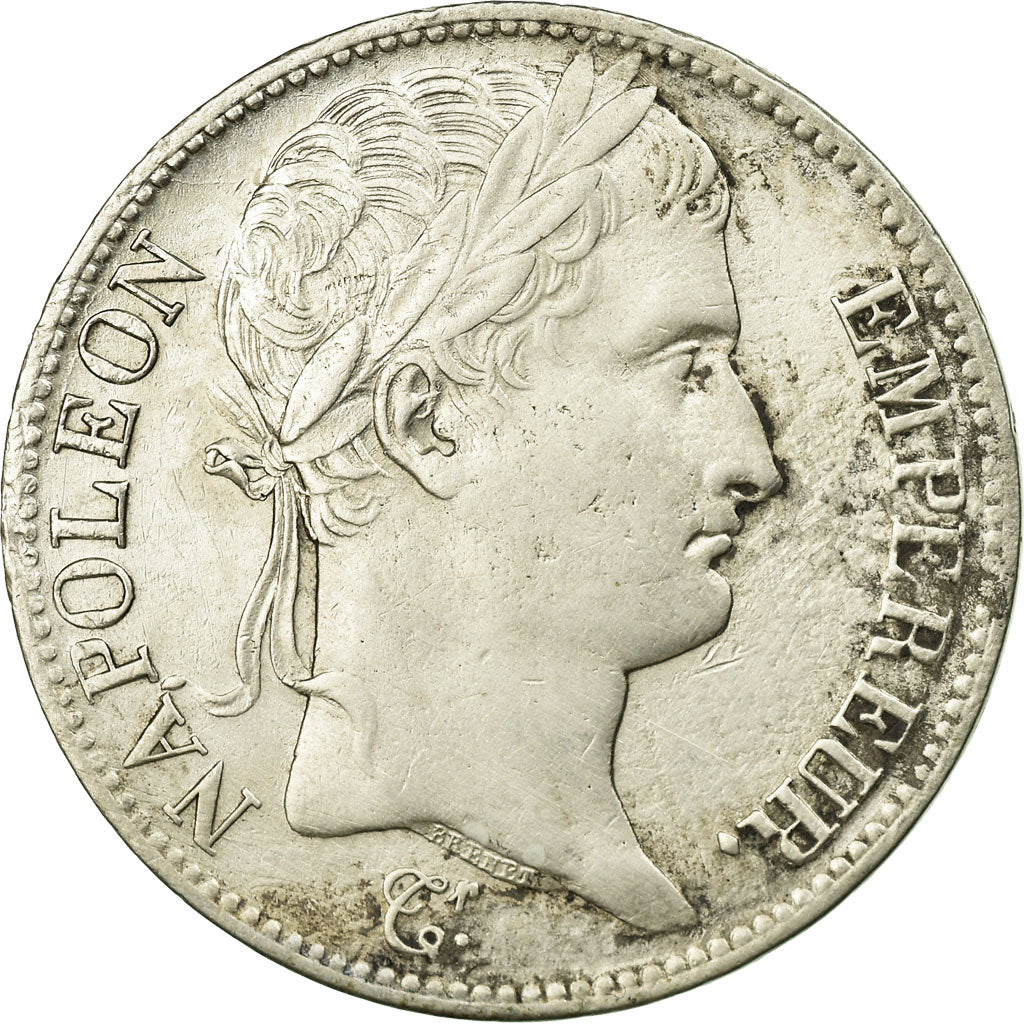 Coin, France, Napoléon I, 5 Francs, 1809, Paris, EF(40-45), Silver, KM:694.1