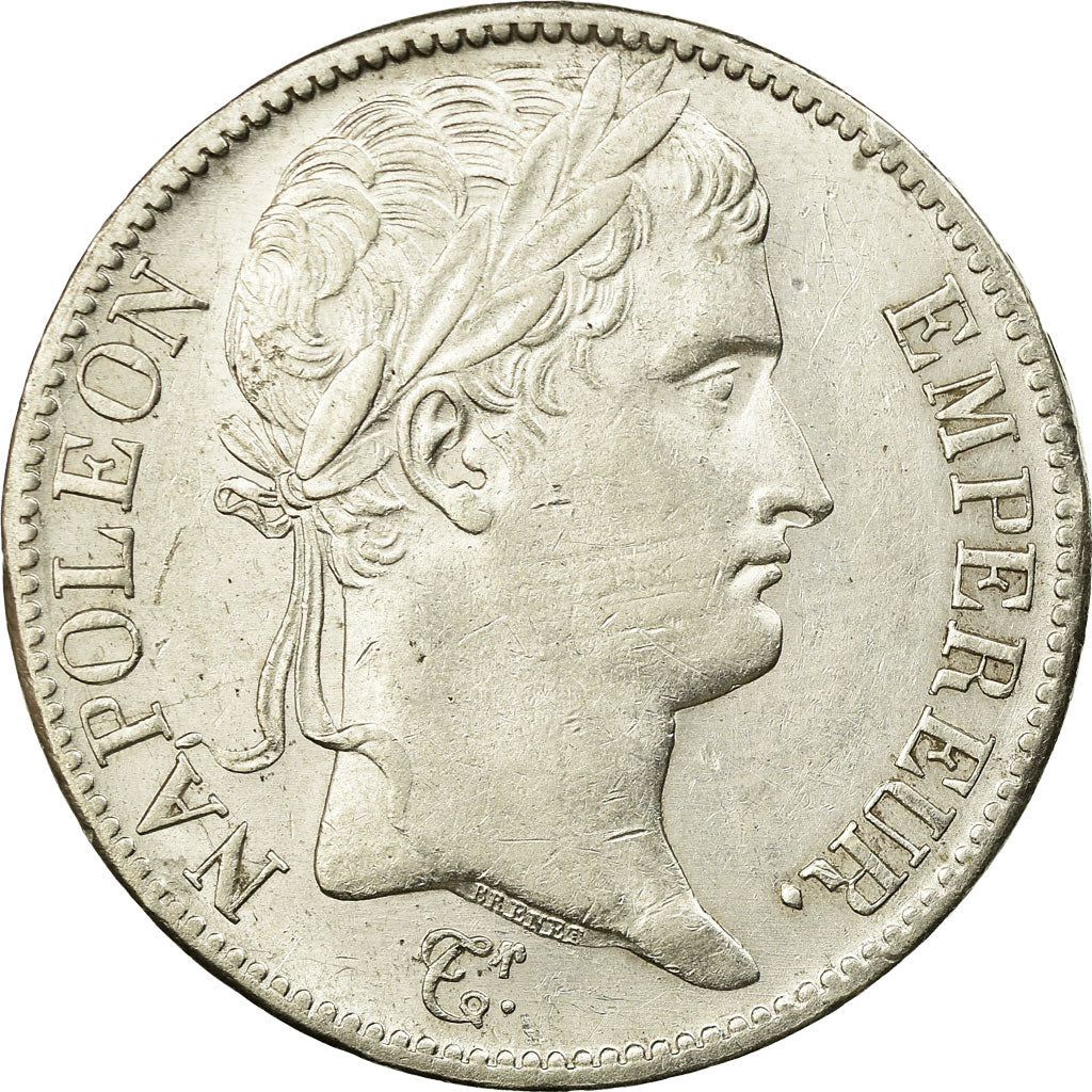 Moeda, França, Napoléon I, 5 Francs, 1812, Bayonne, EF(40-45), Prata