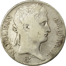 Moneda, Francia, Napoléon I, 5 Francs, 1815, Lille, BC+, Plata, KM:704.8
