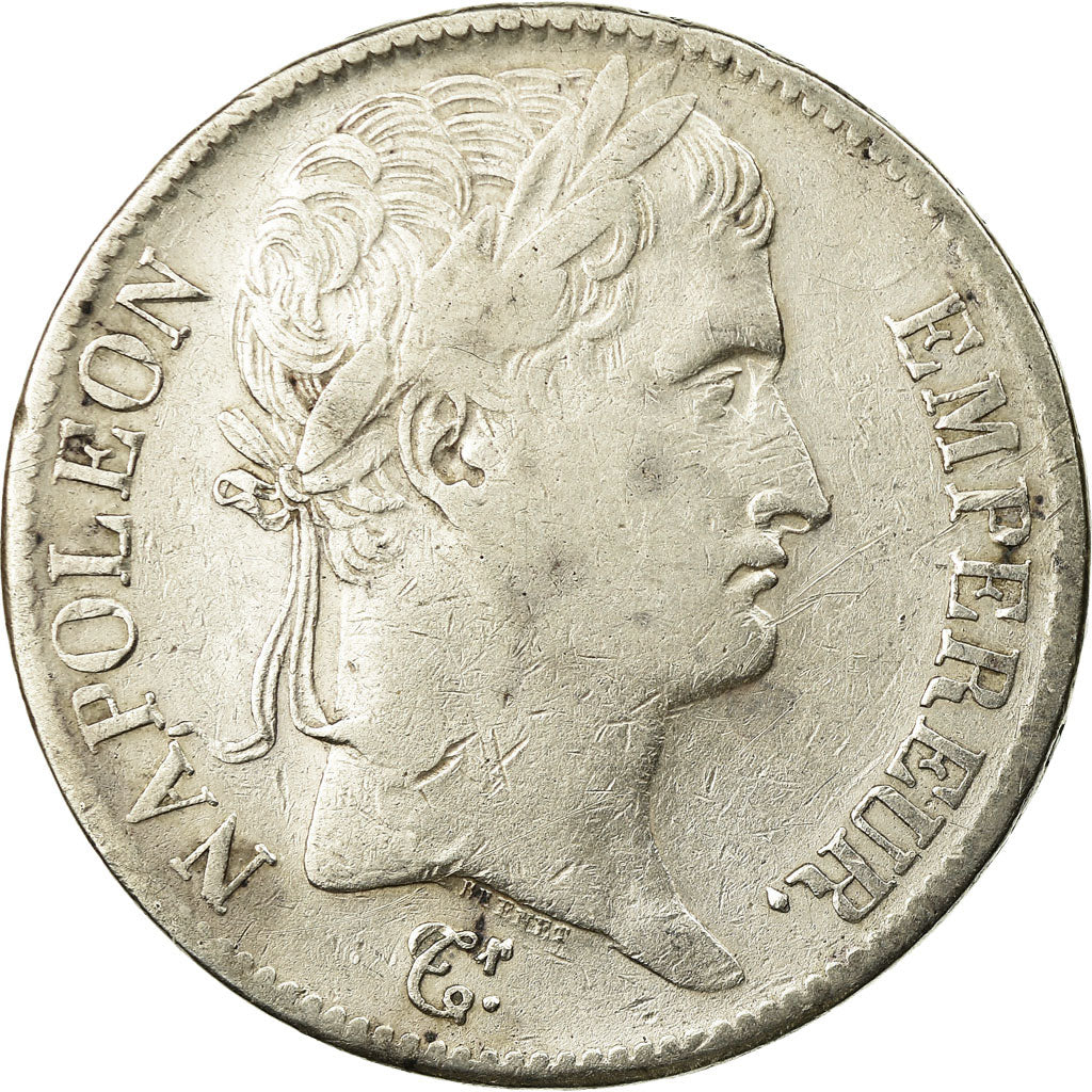 Moneta, Francja, Napoléon I, 5 Francs, 1813, Nantes, VF(30-35), Srebro