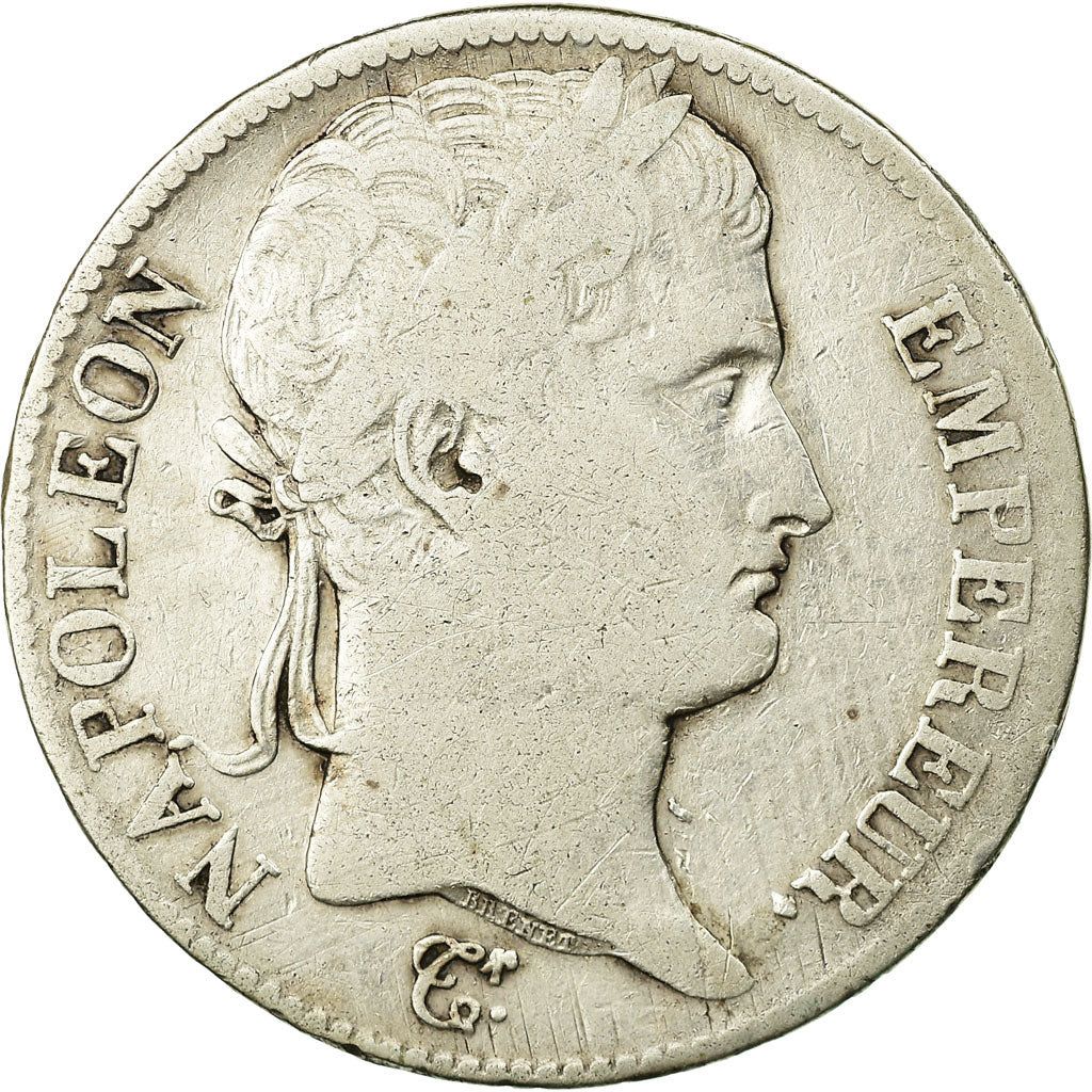 Coin, France, Napoléon I, 5 Francs, 1812, Strasbourg, VF(20-25), Silver
