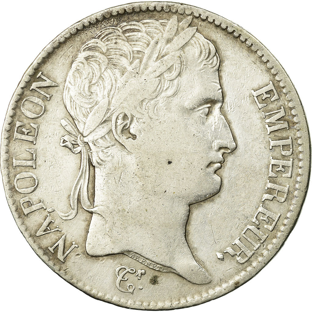 Coin, France, Napoléon I, 5 Francs, 1811, Lyon, VF(30-35), Silver, KM:694.5