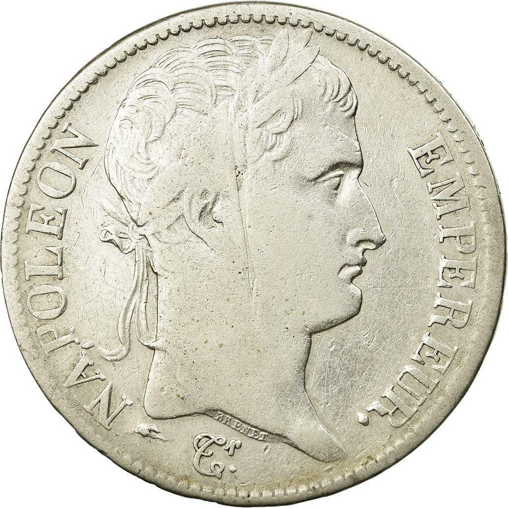 Coin, France, Napoléon I, 5 Francs, 1808, Rouen, VF(20-25), Silver, KM:686.2