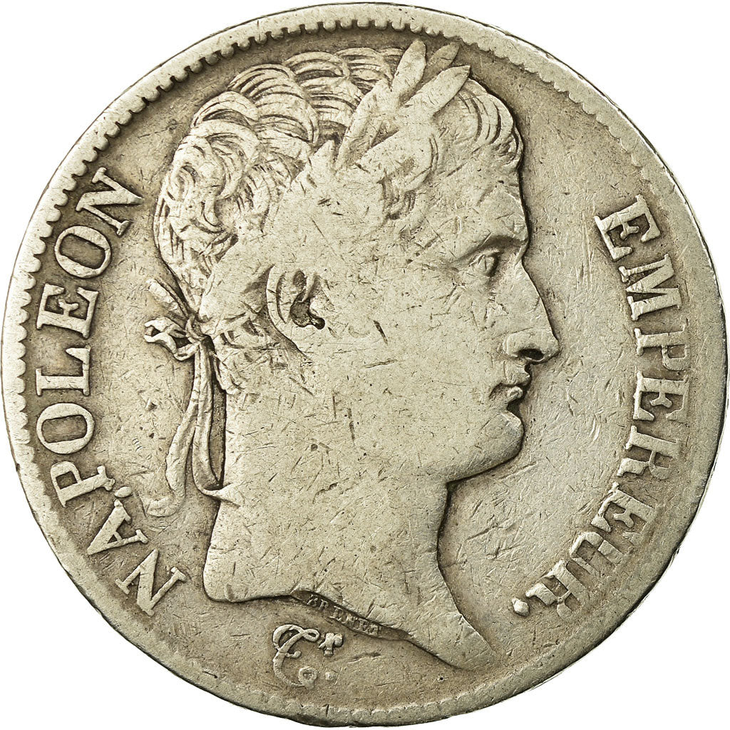 Munten, Frankrijk, Napoléon I, 5 Francs, 1810, Paris, FR, Zilver, KM:694.1