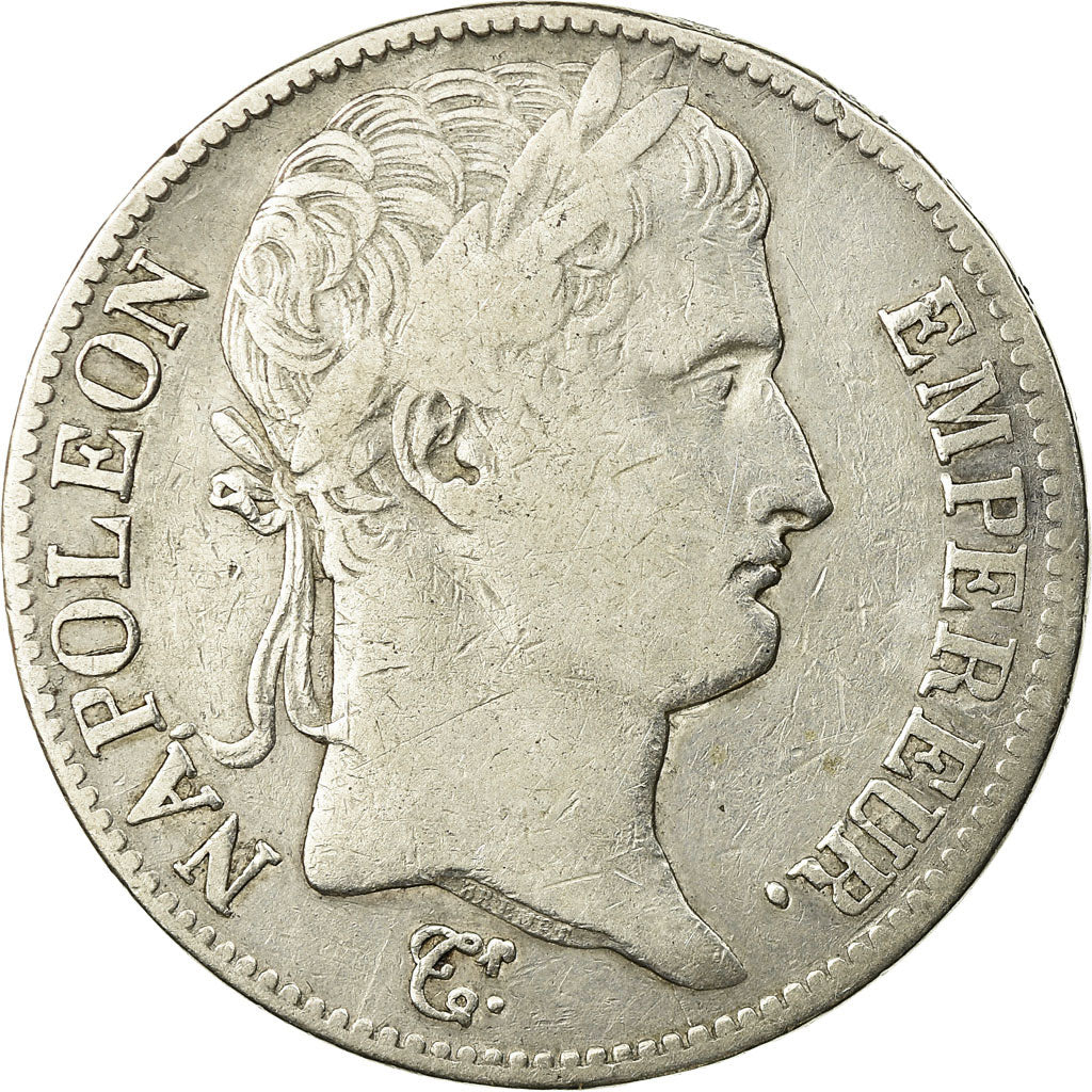 Münze, Frankreich, Napoléon I, 5 Francs, 1810, Paris, S+, Silber, KM:694.1
