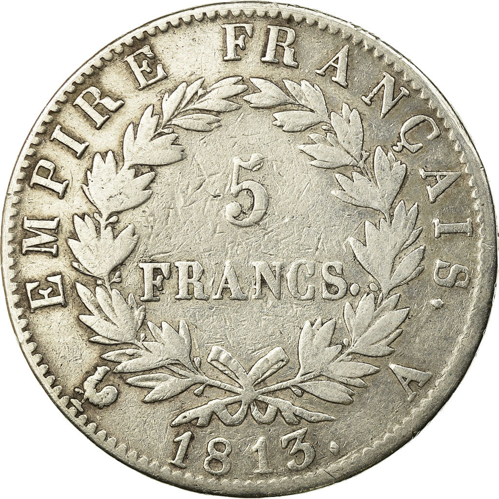 Monnaie, France, Napoléon I, 5 Francs, 1813, Paris, TB, Argent, Gadoury:584