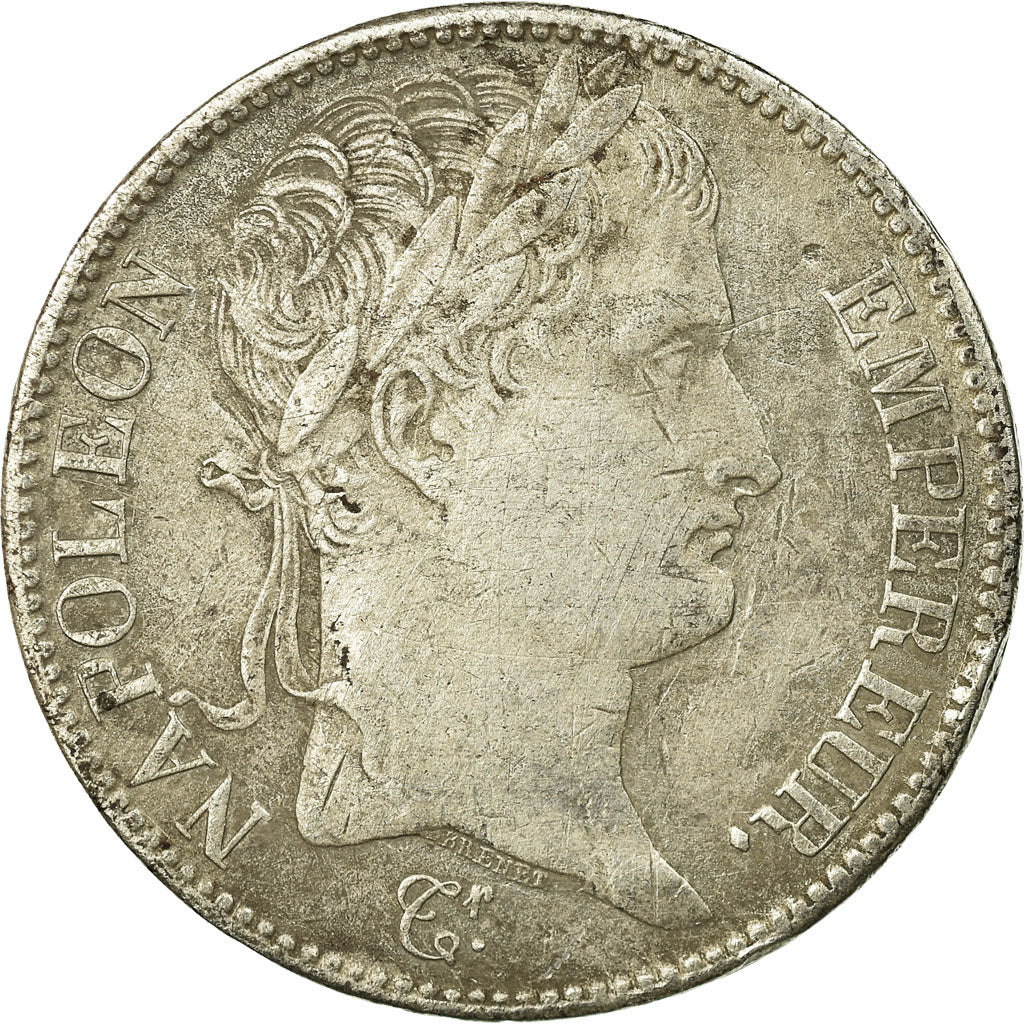 Coin, France, Napoléon I, 5 Francs, 1809, Rouen, VF(30-35), Silver, KM:694.2