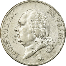Coin, France, Louis XVIII, 5 Francs, 1824, Paris, VF(30-35)