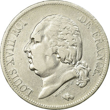 Coin, France, Louis XVIII, 5 Francs, 1817, Rouen, EF(40-45)