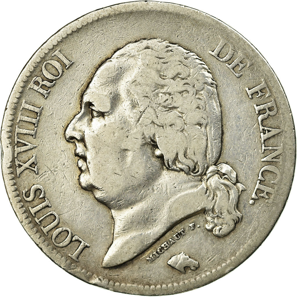 Coin, France, Louis XVIII, 5 Francs, 1817, Paris, VF(30-35)