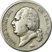 France, Louis XVIII, 5 Francs, 1818, Rouen, VF(30-35), Silver, KM:711.2