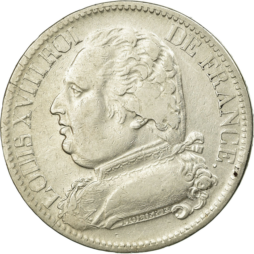 Coin, France, Louis XVIII, 5 Francs, 1815, Limoges, EF(40-45)