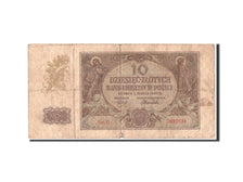 Poland, 10 Zlotych, 1.3.1940, KM:94