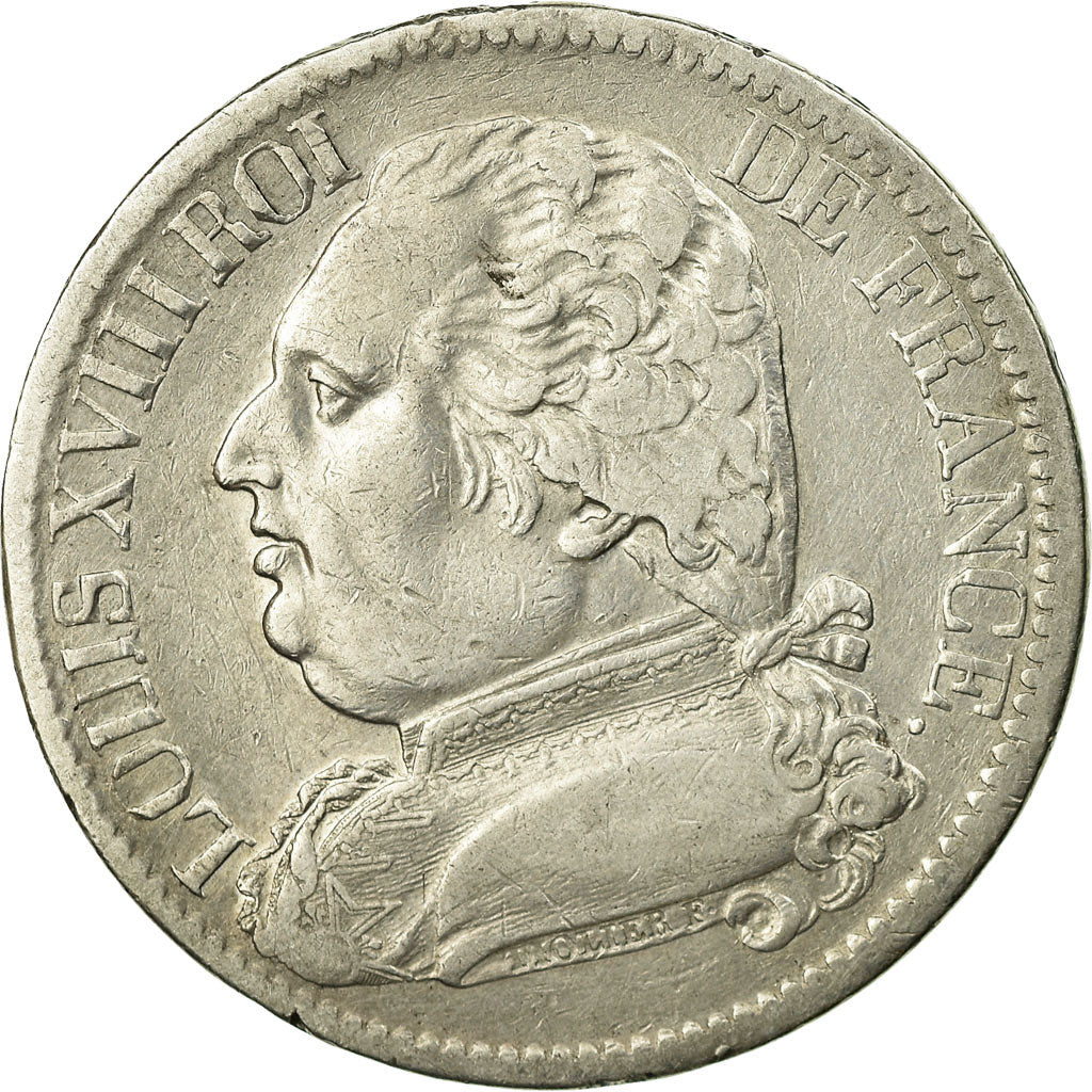 Moneta, Francia, Louis XVIII, Louis XVIII, 5 Francs, 1815, Perpignan, BB