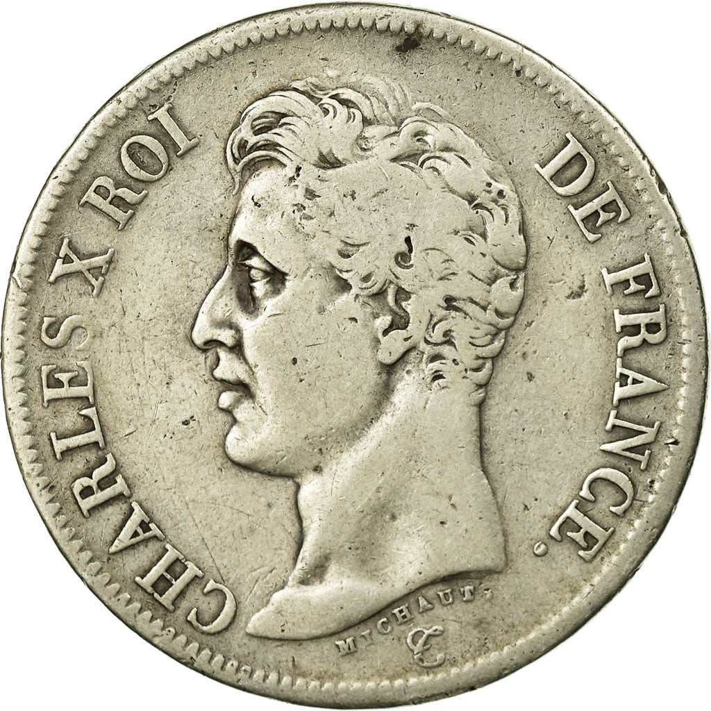 Munten, Frankrijk, Charles X, 5 Francs, 1826, Lille, FR+, Zilver, KM:720.13