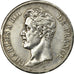 Moneta, Francia, Charles X, 5 Francs, 1825, Paris, V à l'envers, BB, Argento