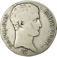 Moneda, Francia, Napoléon I, 5 Francs, AN 13, Toulouse, BC+, Plata, KM:662.10