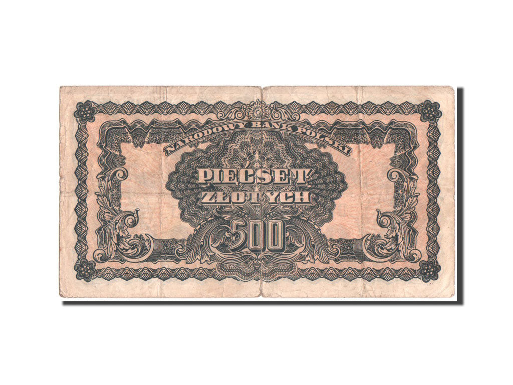 Pologne, 500 Zlotych, 1944, KM:118