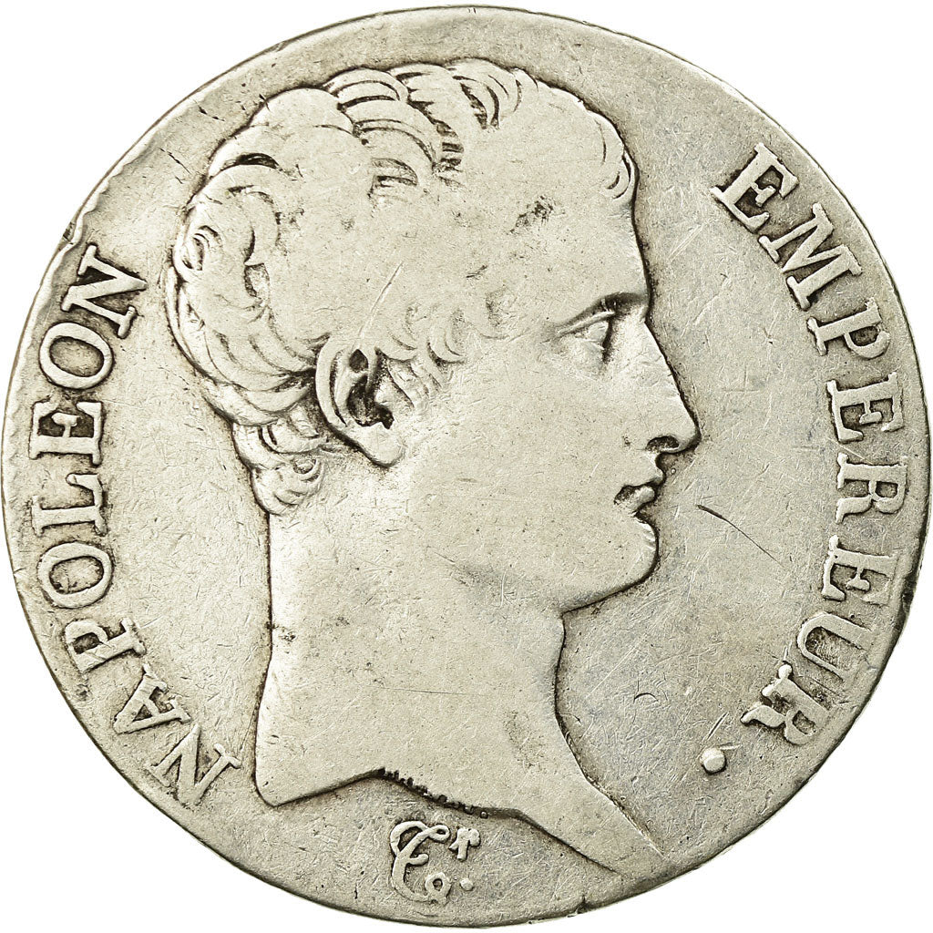 Monnaie, France, Napoléon I, 5 Francs, AN 13, Perpignan, TB, Argent, KM:662.12