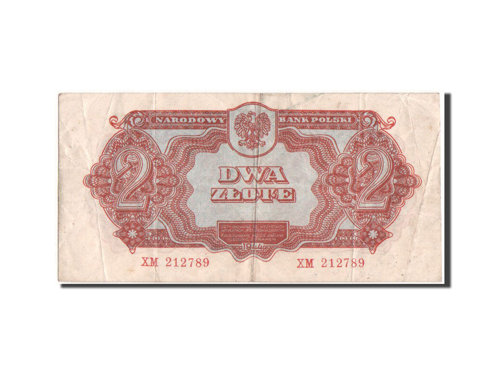 Poland, 2 Zlote, 1944, KM:106