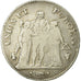 Coin, France, Union et Force, 5 Francs, AN 5, Perpignan, VF(30-35), Silver
